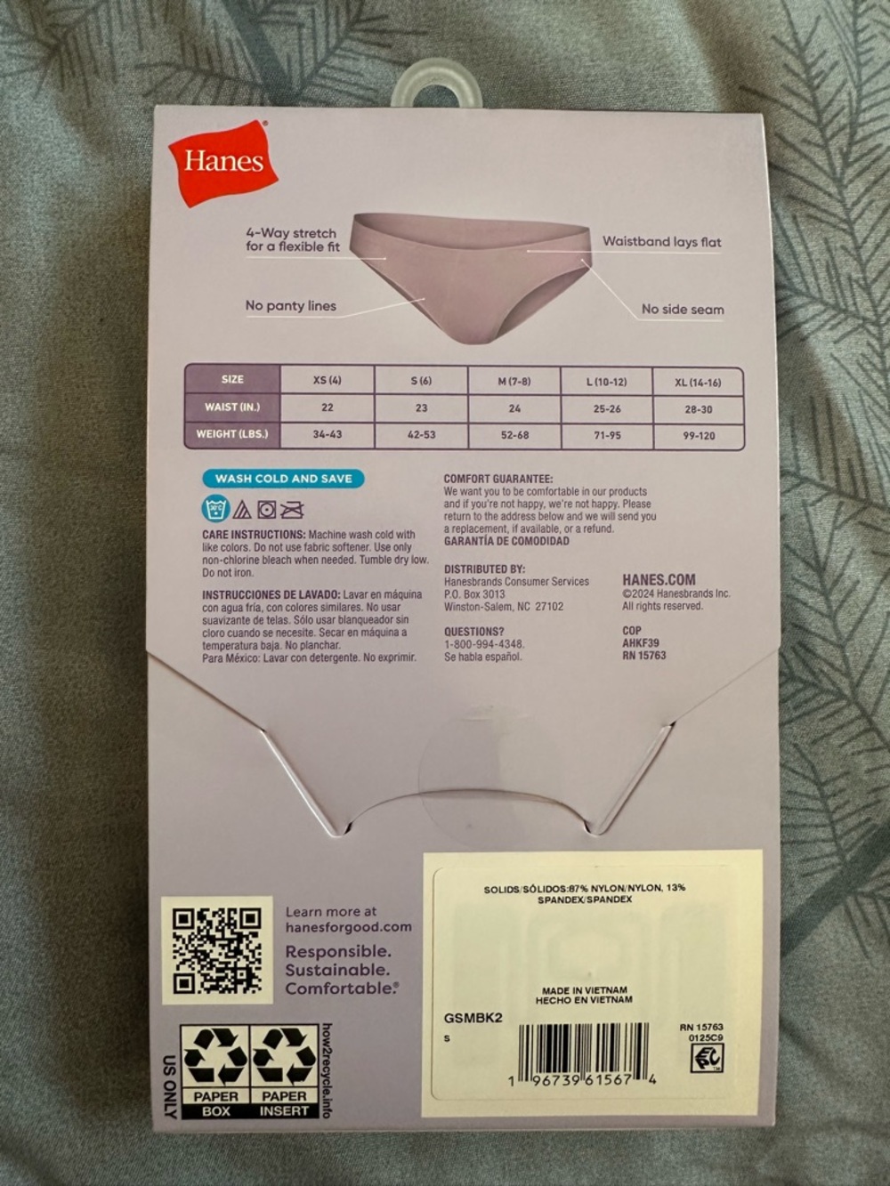 Girls Hanes Seamless Comfort Bikinis - Assorted Colors (4-Pack, Small) x 2  Sz S - Picture 4 of 5